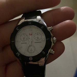 Michele women’s watch black silicon